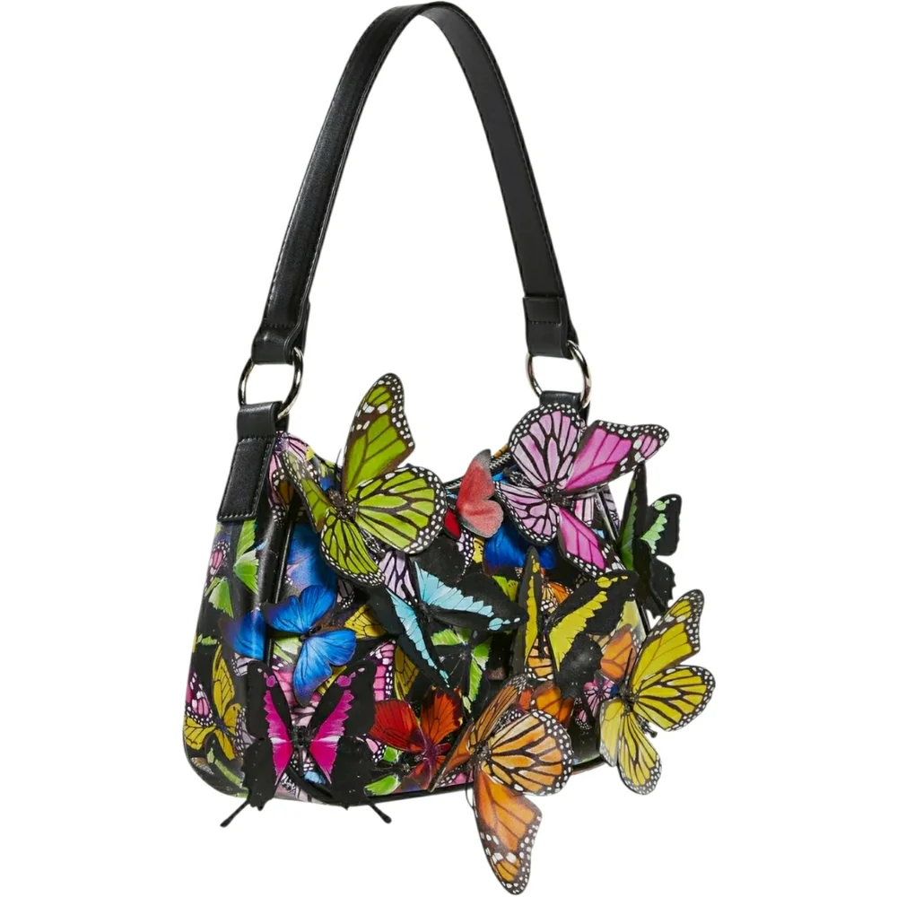 DOLLS KILL- NWT! 3D Multicolor Butterfly Embellished Shoulder Bag